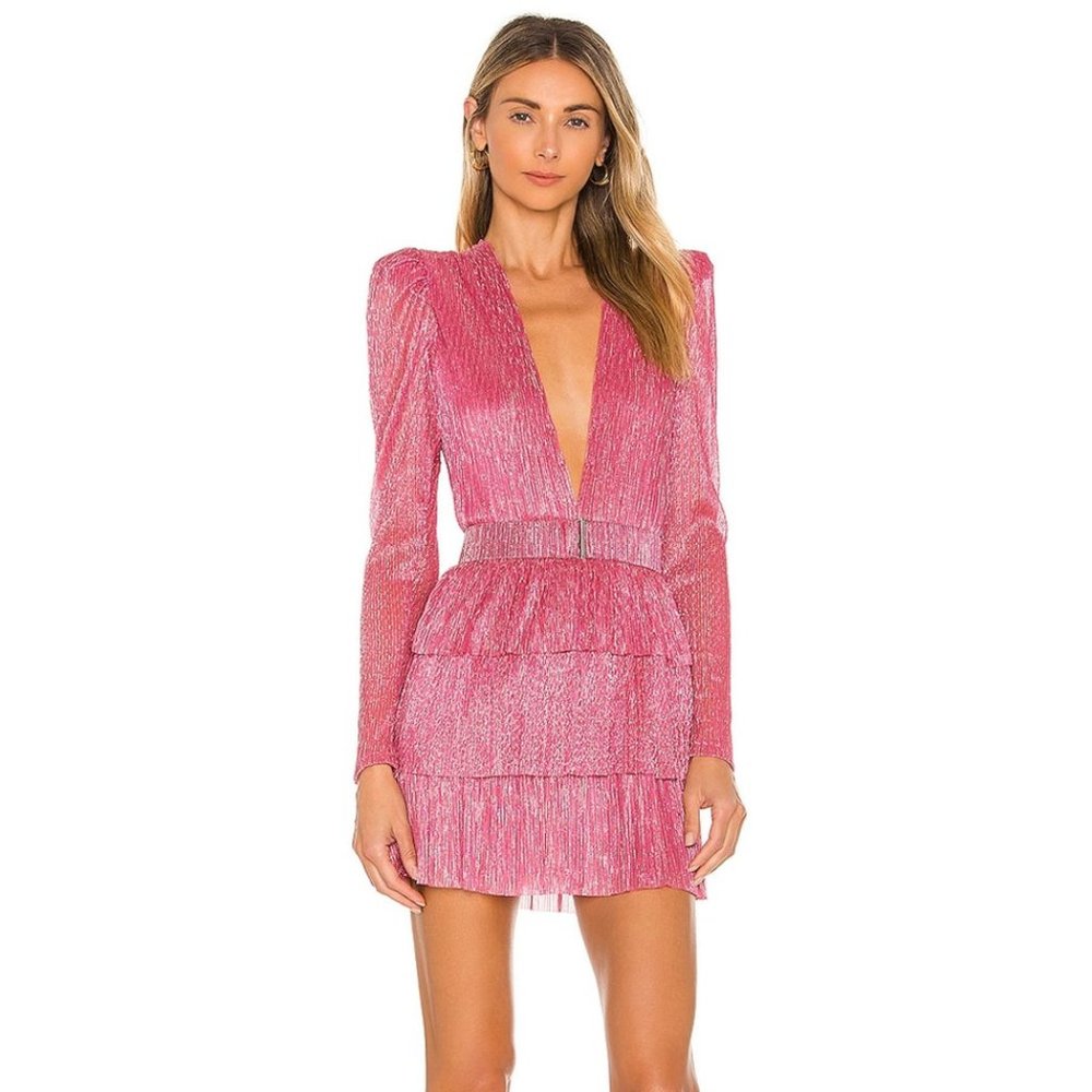 REVOLVE Carry Mini Dress in Hot Pink